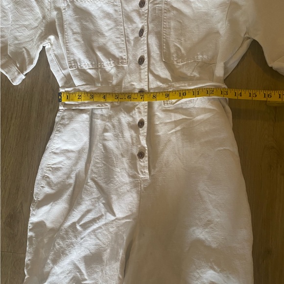 Vintage linen blend romper - Picture 6 of 10